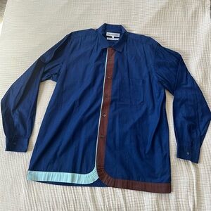 COMME des GARÇONS Color Block Button Down Shirt Large - Must Go by 5/25/26